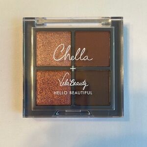 mini chella + velabeauty blushing rose eyeshadow palette